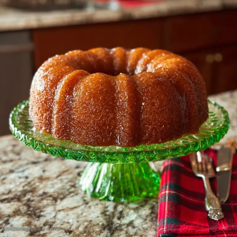 Pecan Zucchini Bundt Cake Recipe