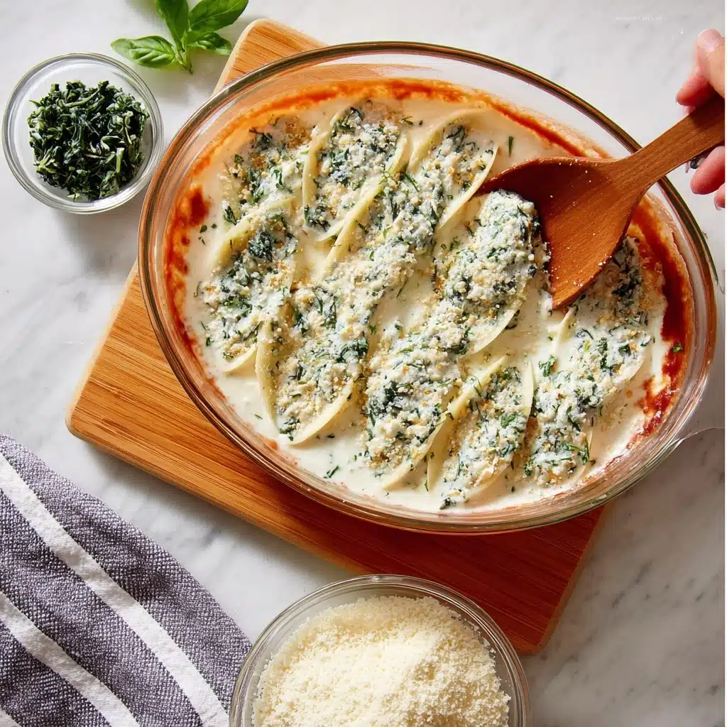 Spinach and Ricotta Stuffed Shells Recipe - Recipe Image