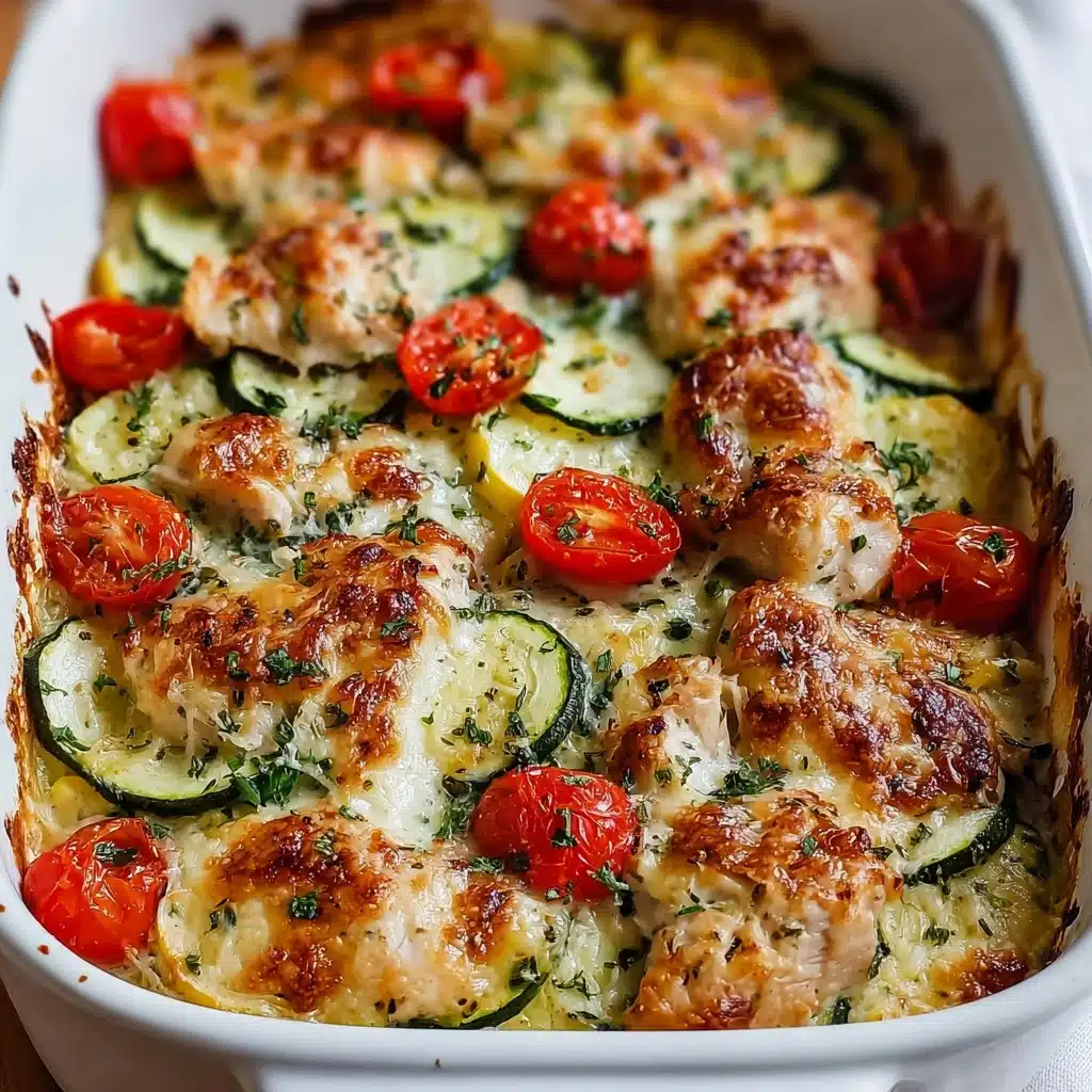 Best Mediterranean Chicken Zucchini Bake Recipe