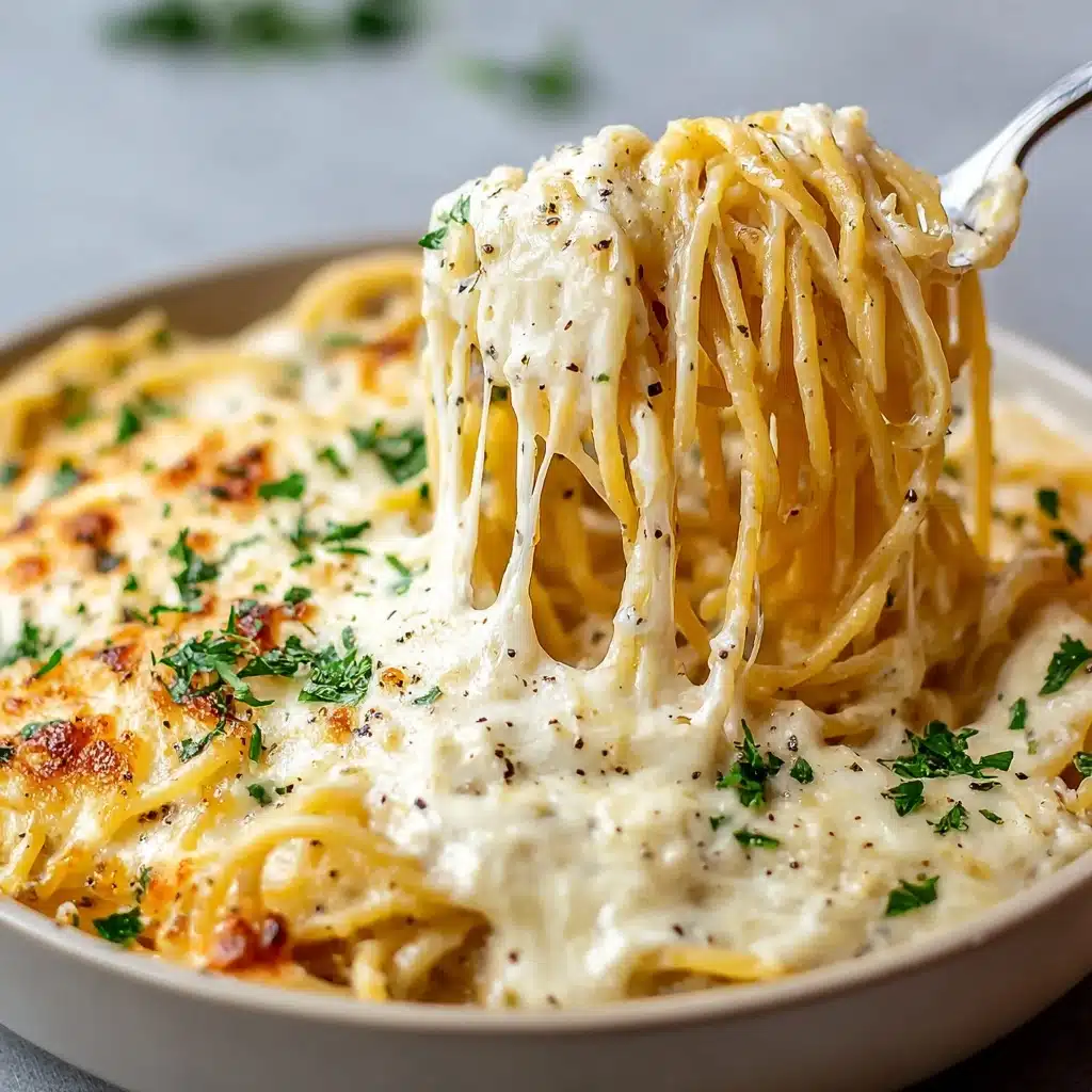 Cheesy Garlic Parmesan Spaghetti Recipe - Recipe Image