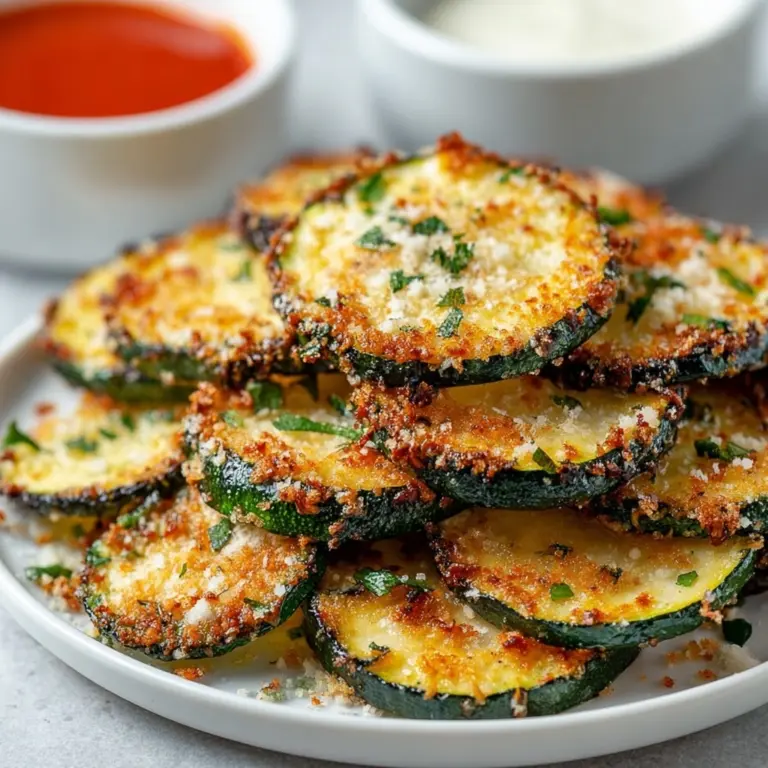 Crispy Baked Parmesan Zucchini Recipe
