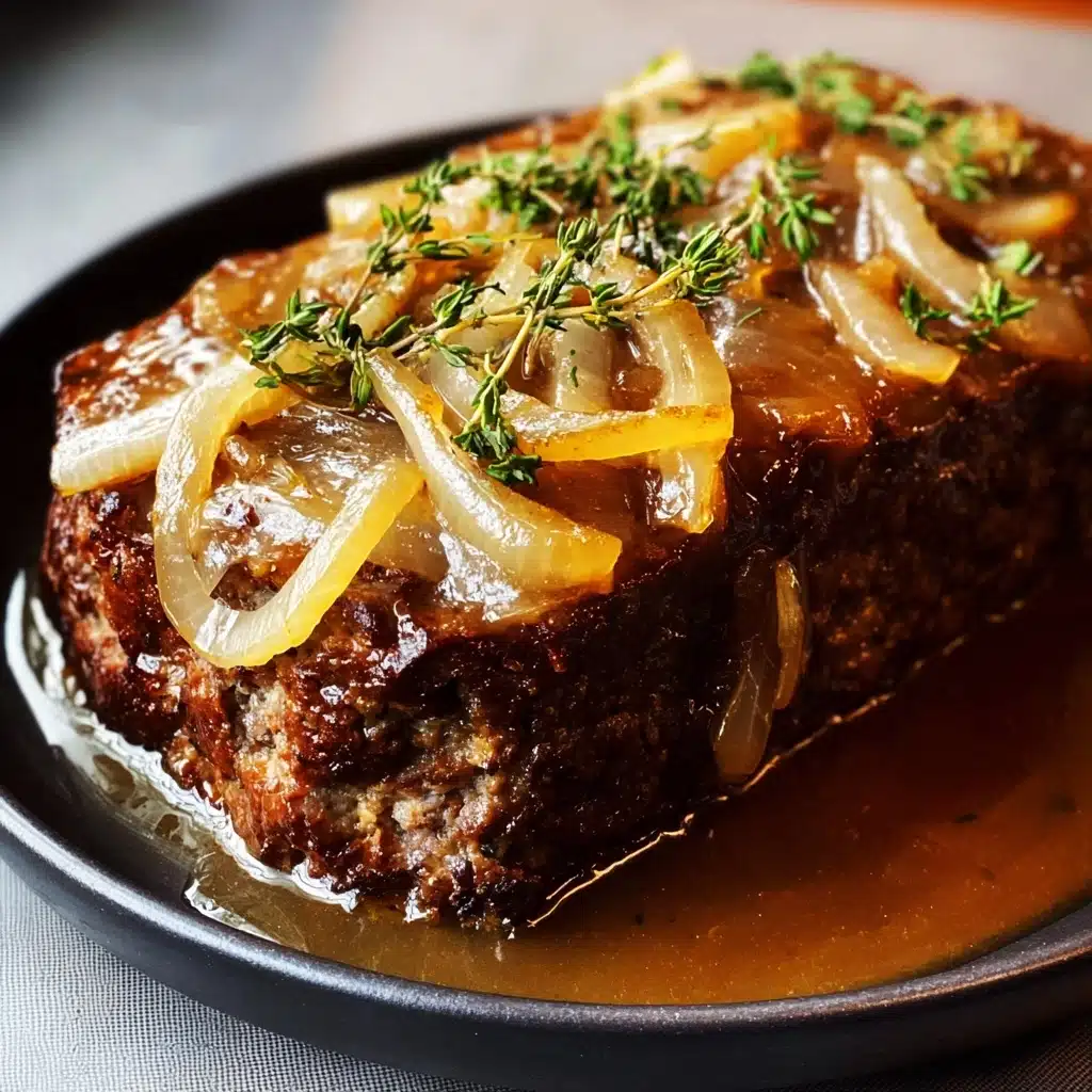 French Onion Meatloaf Recipe - Recipe Image