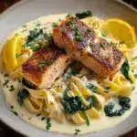 Rich Creamy Salmon Florentine Recipe