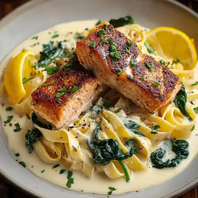Rich Creamy Salmon Florentine Recipe