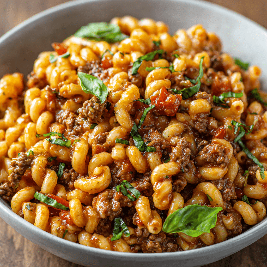 High-Protein Creamy Beef Pasta Recipe - Recipe Image