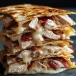 Easy Chicken Bacon Ranch Quesadilla Recipe