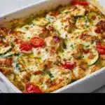 Best Mediterranean Chicken Zucchini Bake Recipe