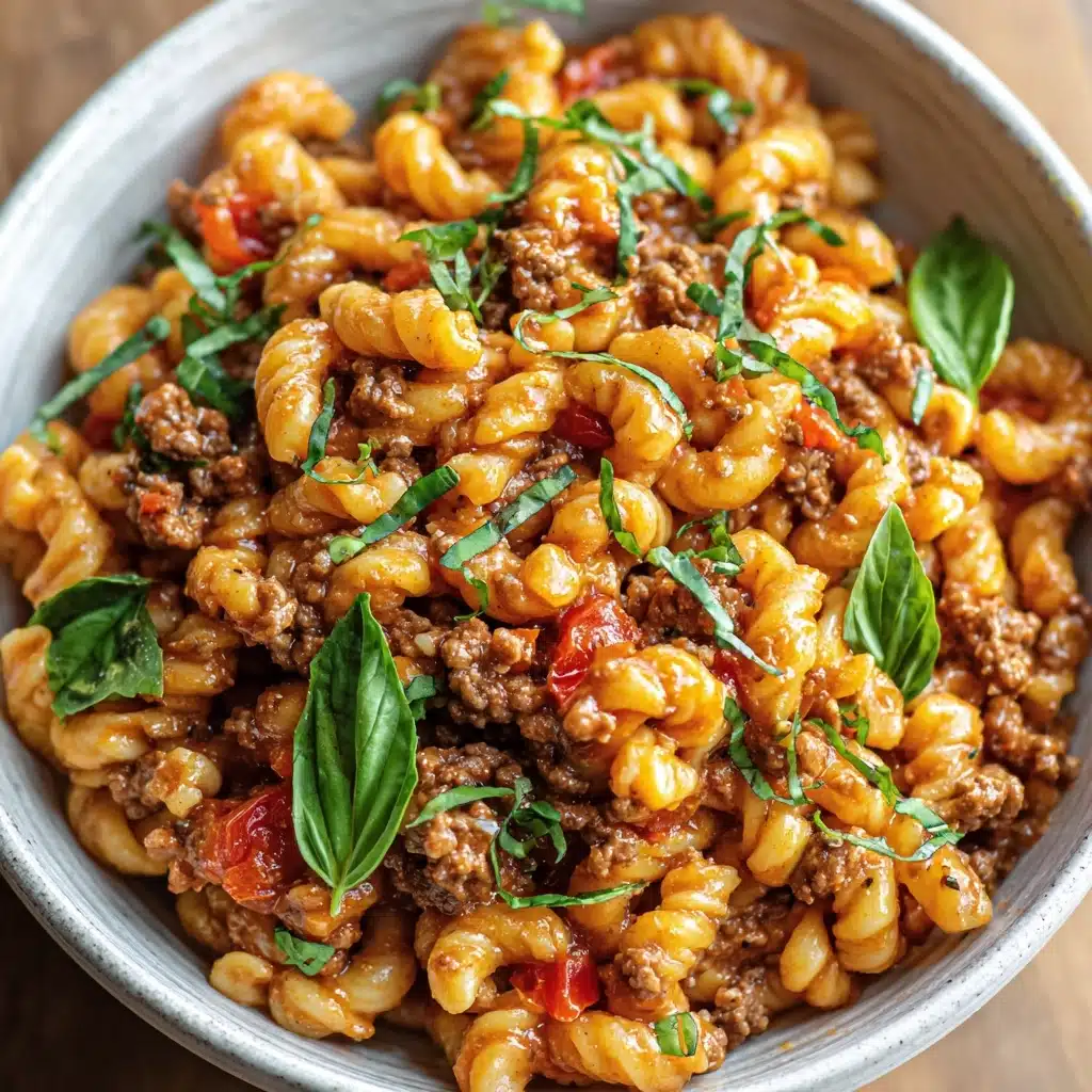 High-Protein Creamy Beef Pasta Recipe - Recipe Image