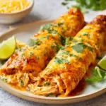 High Protein Creamy Chilli Chicken Enchiladas Recipe