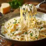 Cheesy Garlic Parmesan Spaghetti Recipe