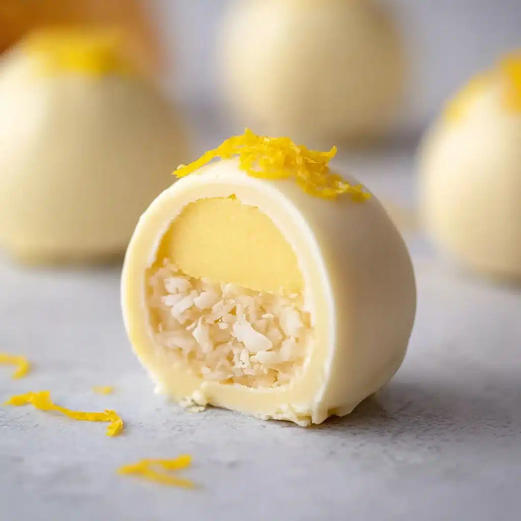 Creamy Lemon Truffles Recipe - Recipe Image