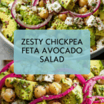 Chickpea Feta Avocado Salad Recipe