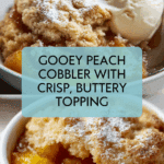 Peach Cobbler That’s Gooey Inside With A Crisp Sugary Crust Recipe
