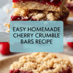 Quick Cherry Crumble Bars Recipe