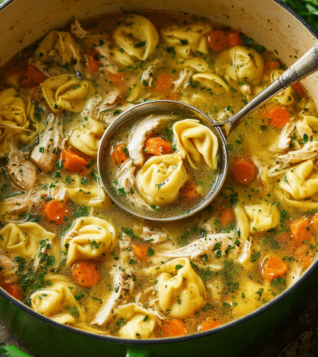 Chicken Tortellini Soup Recipe - Recipe Image