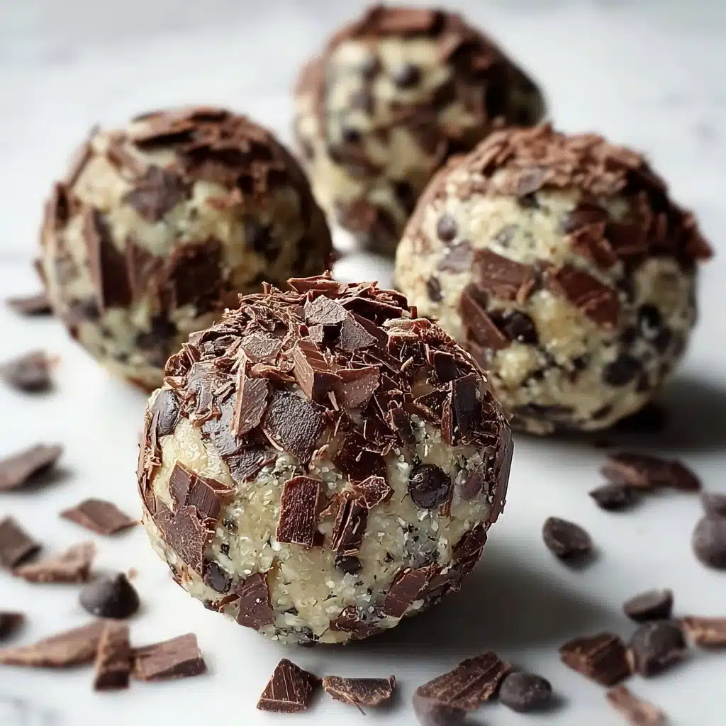 Mint Chocolate Chip Protein Balls Recipe - Recipe Image