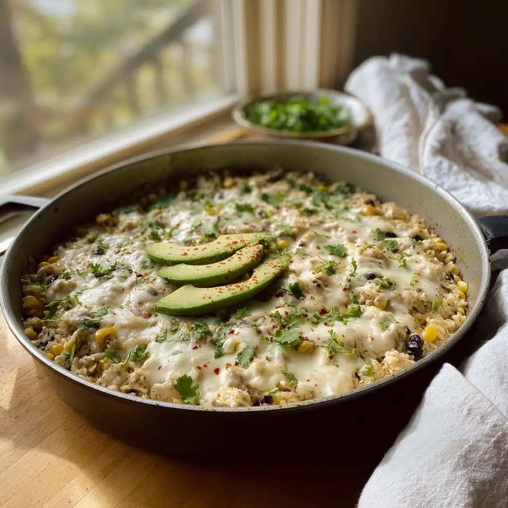 Salsa Verde Chicken & Rice Skillet Recipe - Recipe Image