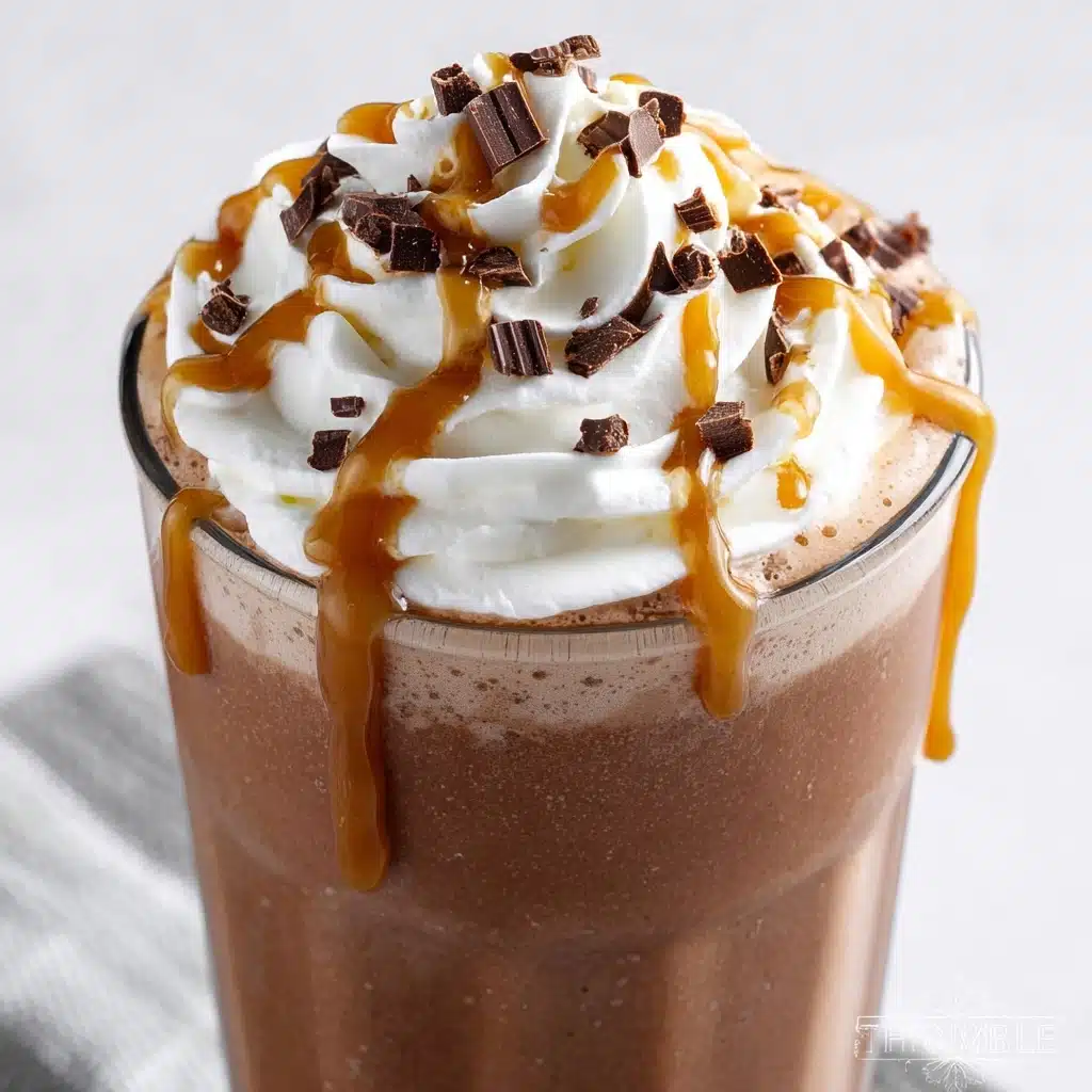 Healthy Chocolate Peanut Butter Smoothie Recipe - Recipe Image