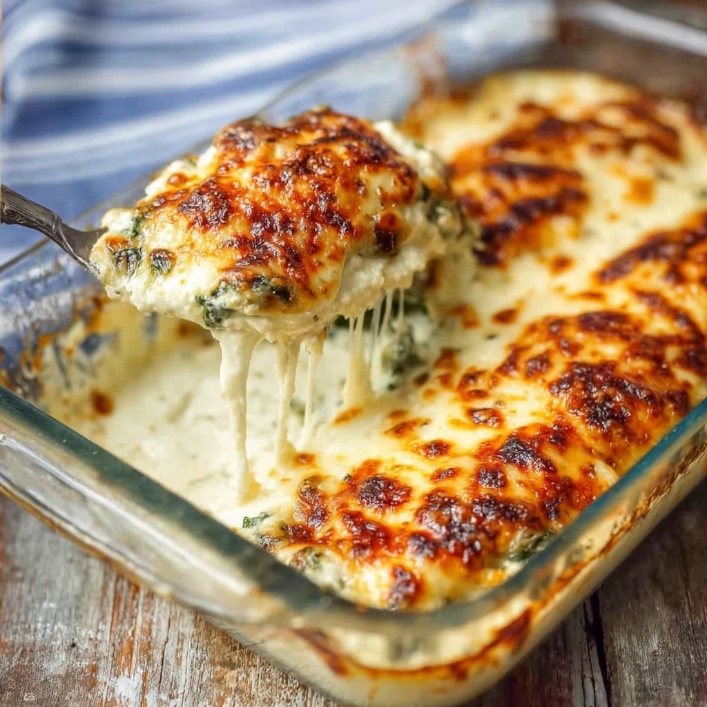 Spinach Artichoke Chicken Bake Recipe - Recipe Image