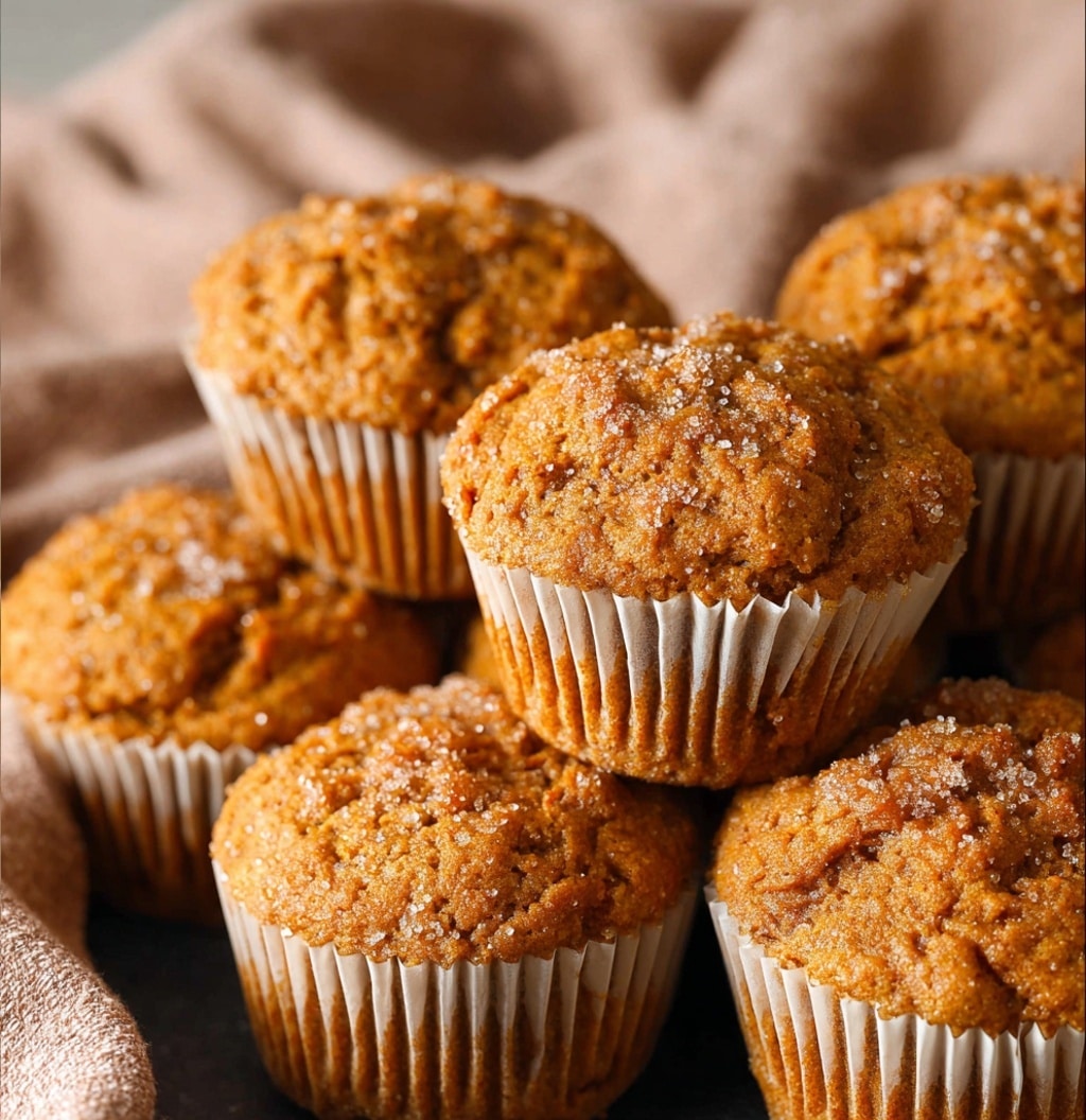 High-Protein, Greek Yogurt Pumpkin Muffins Recipe - Recipe Image
