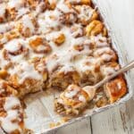 Pumpkin Cinnamon Roll Casserole Recipe