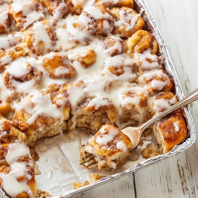 Pumpkin Cinnamon Roll Casserole Recipe