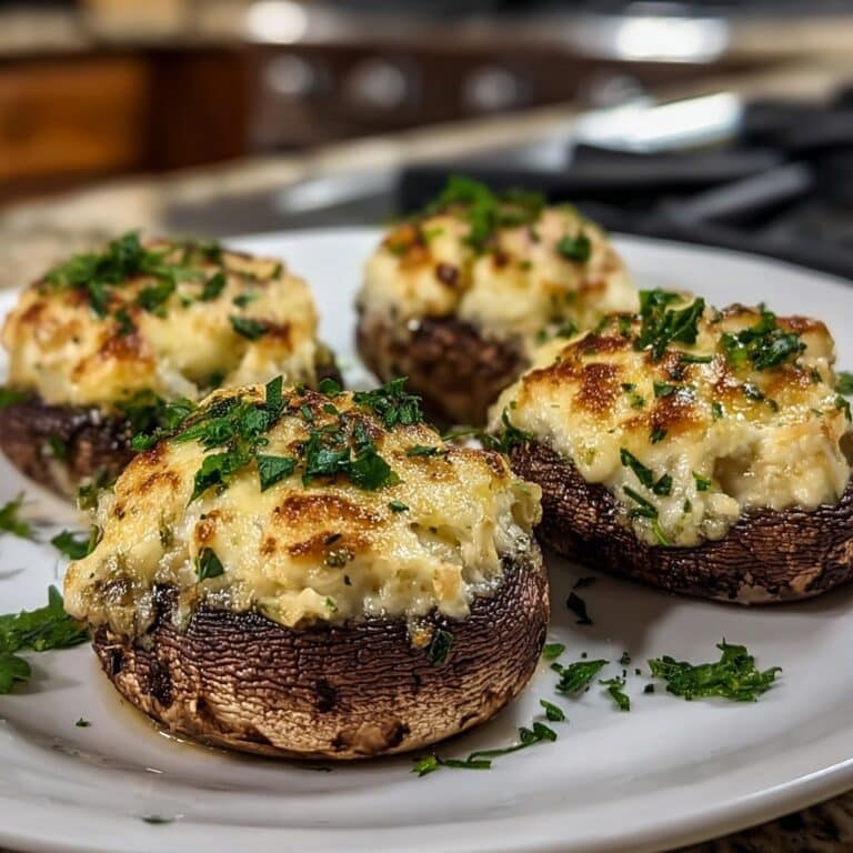 Baked Ricotta-Stuffed Mushrooms: A Delicious Treat! Recipe