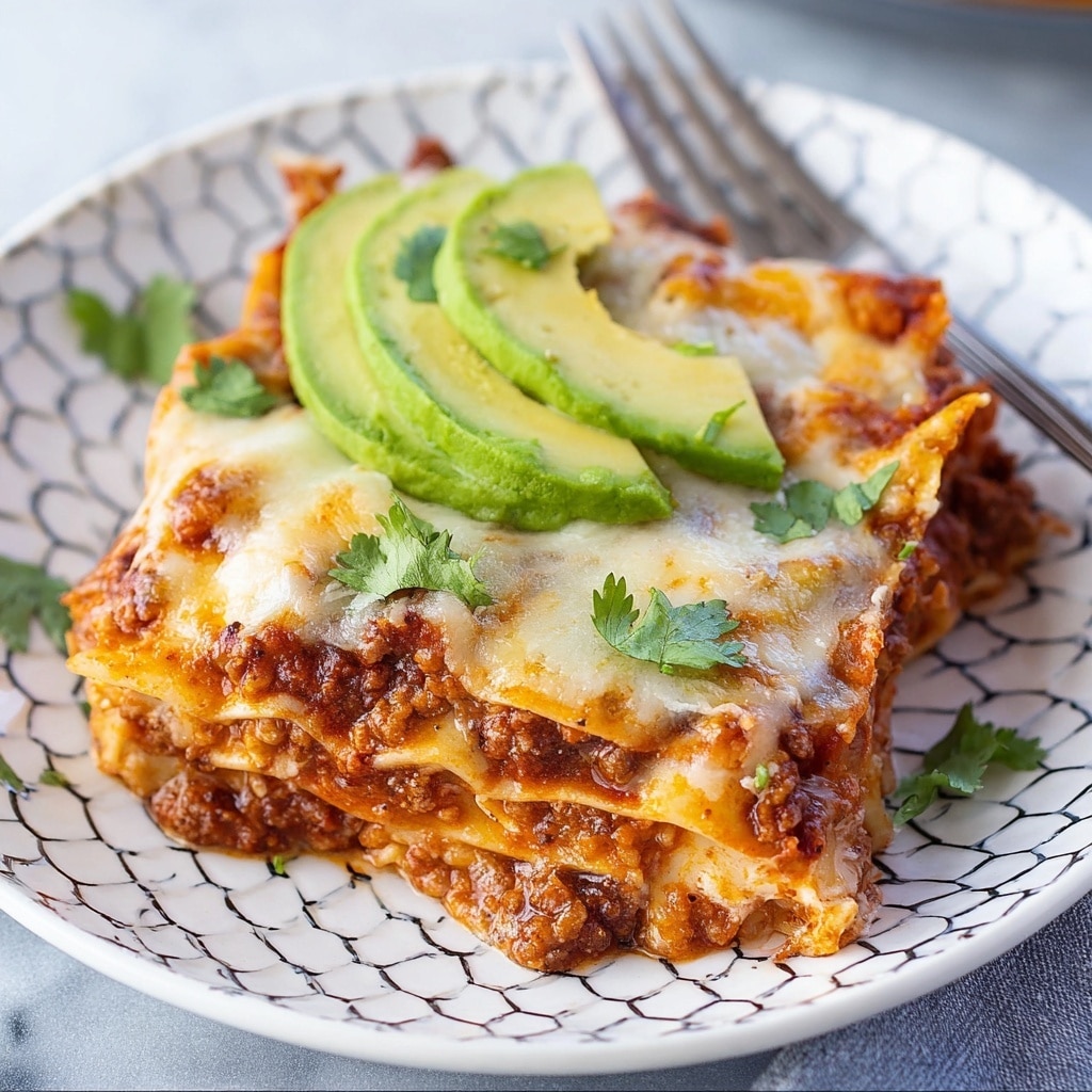 Bean and Cheese Enchilada Casserole Recipe - Recipe Image