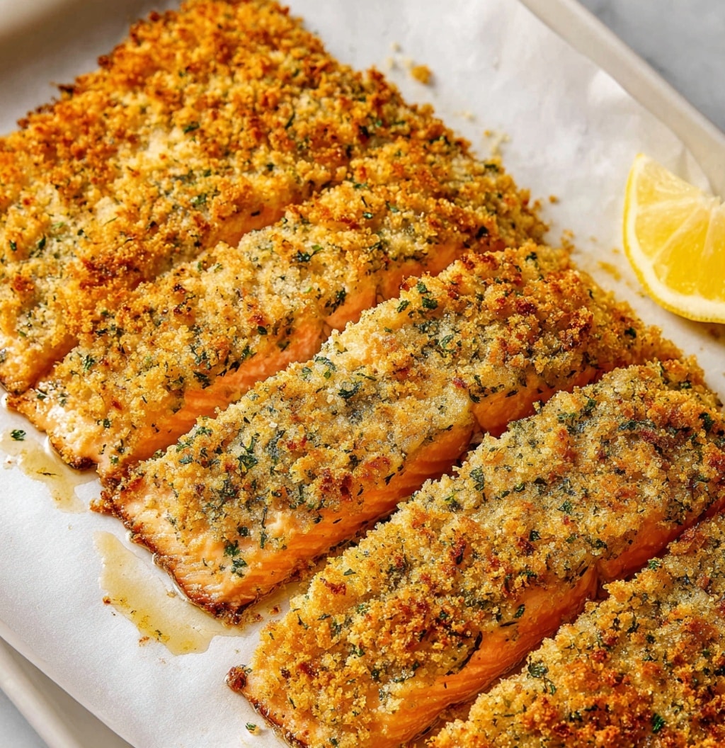 Baked Parmesan Crusted Salmon with Mayo Recipe - Recipe Image