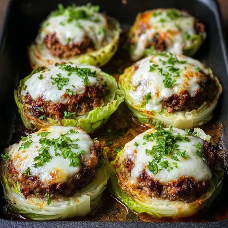 Oven-Baked Cabbage Burgers Recipe