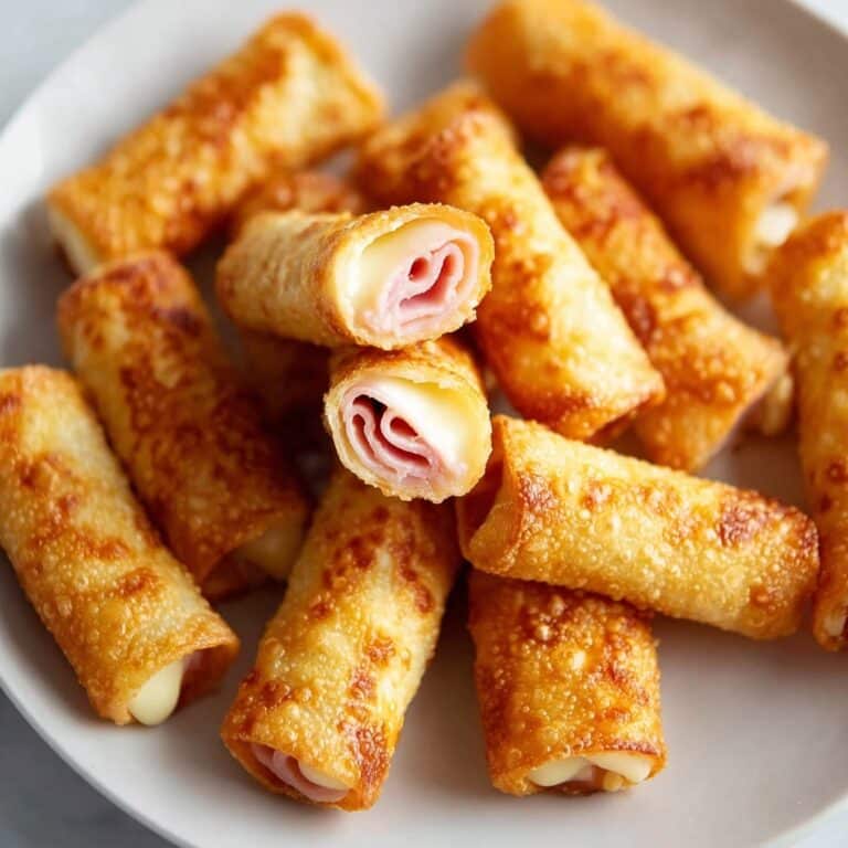 Crispy Baked Ham Cheese Mozzarella Sticks Recipe