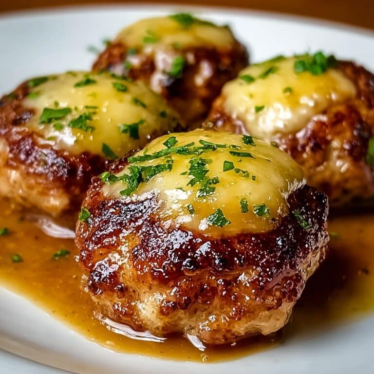 Garlic Parmesan Chicken Meatloaves Recipe