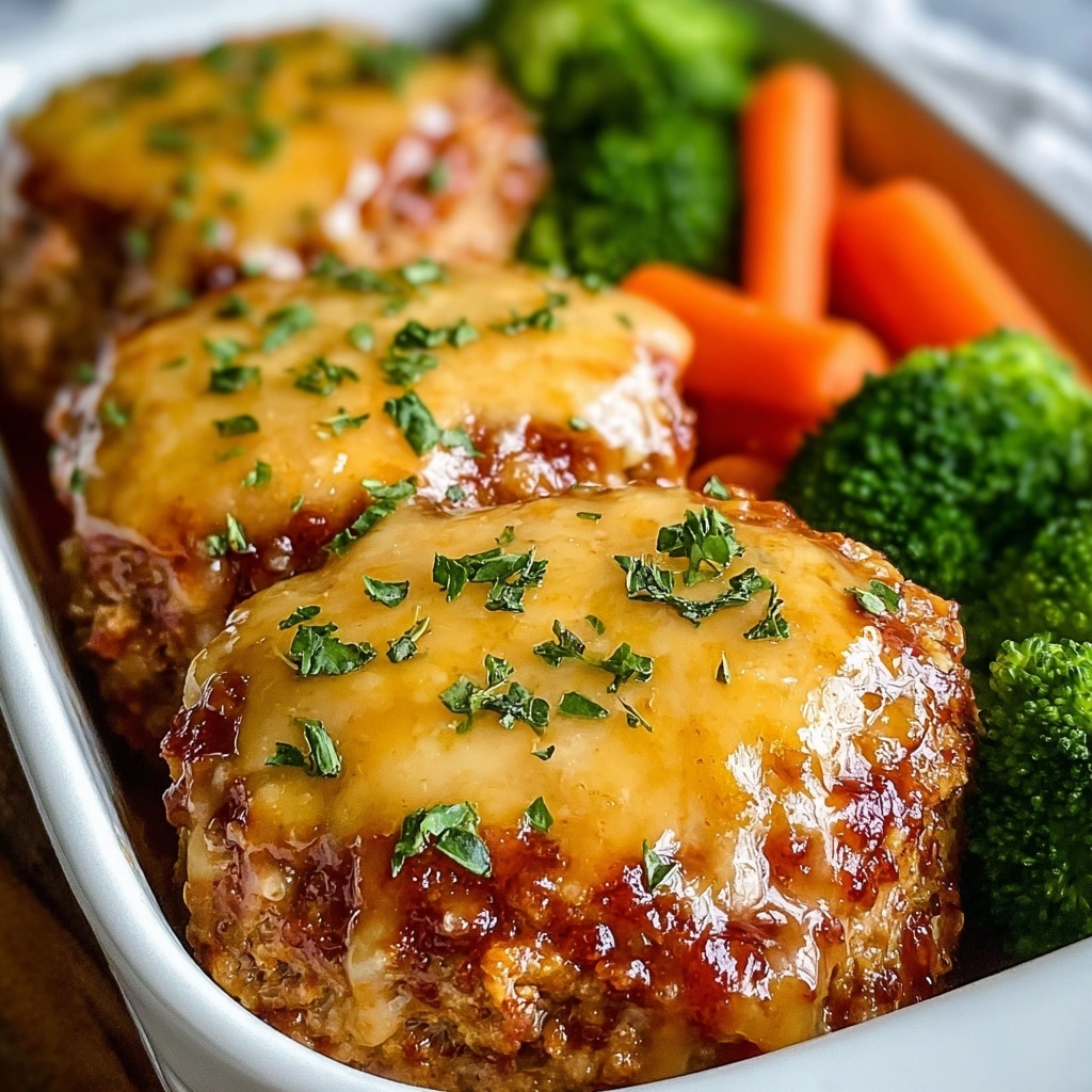 Garlic Parmesan Chicken Meatloaves Recipe - Recipe Image