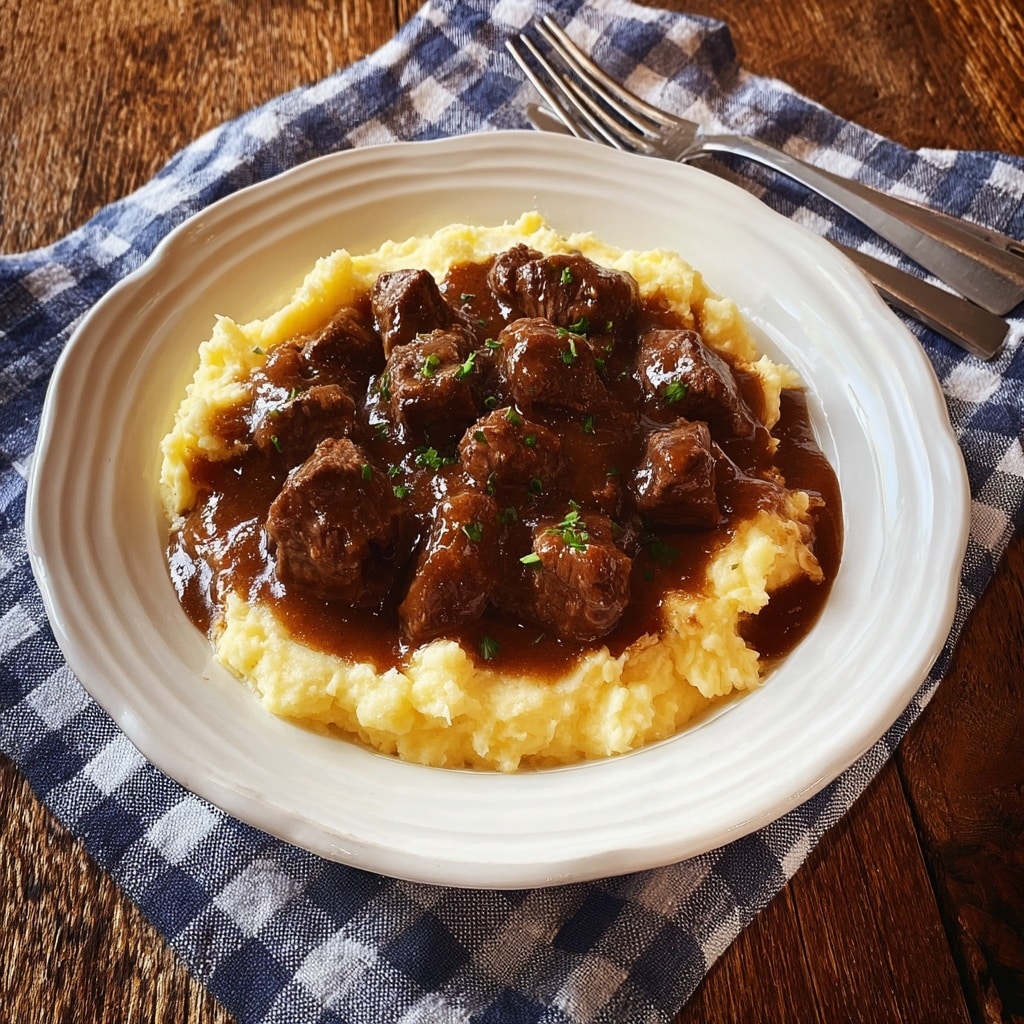 Beef Tips and Gravy Recipe - Recipe Image