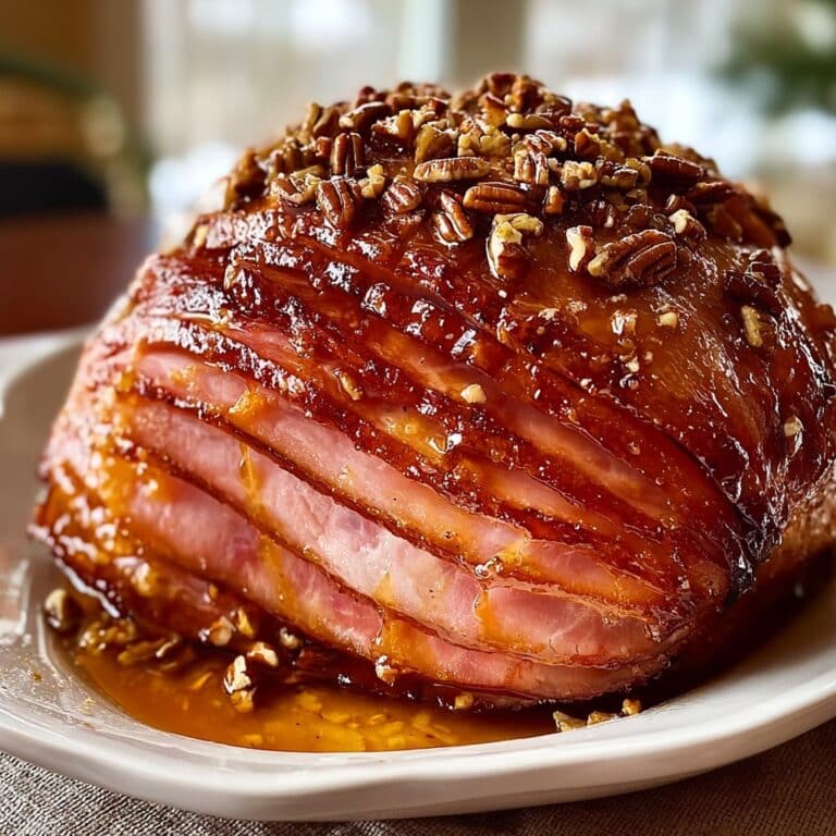 Slow Cooker Maple Glazed Ham Recipe
