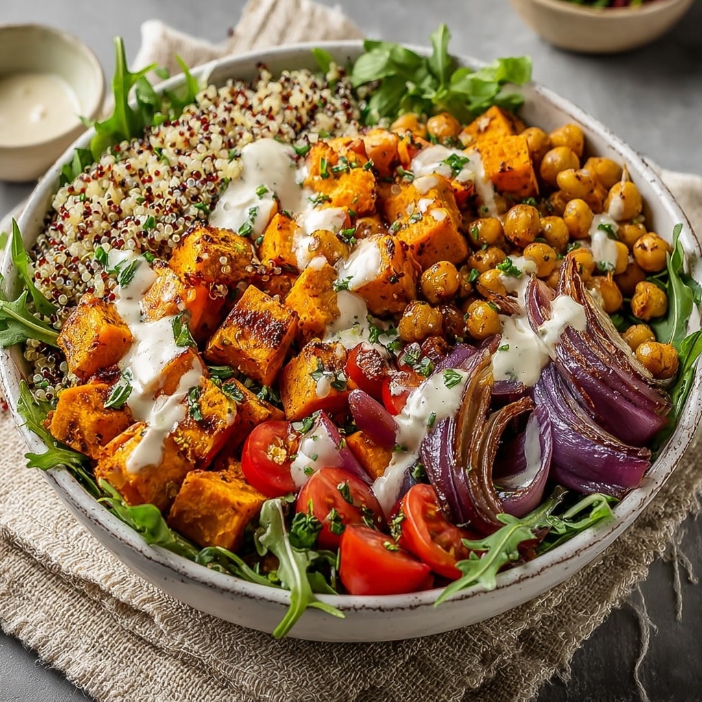 Healthy Roasted Sweet Potato Salad Recipe - Recipe Image
