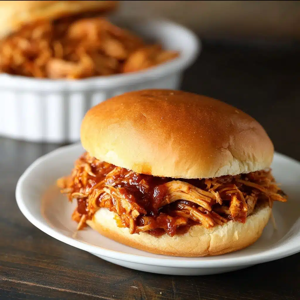 The Best Crockpot BBQ Chicken (Easy Pulled Chicken) Recipe - Recipe Image