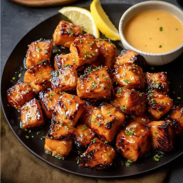 Air Fryer Bang Bang Salmon Bites Recipe