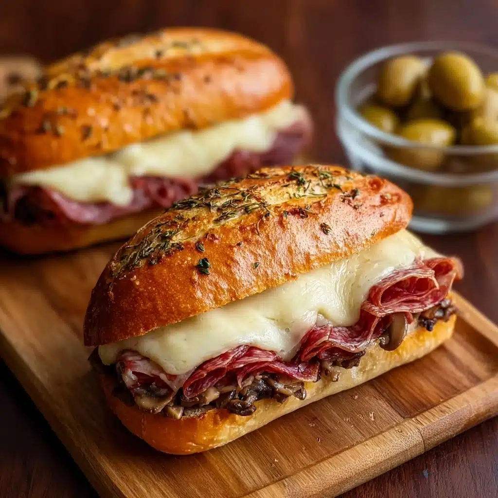 Baked Italian Sub Sandwiches Recipe - Recipe Image