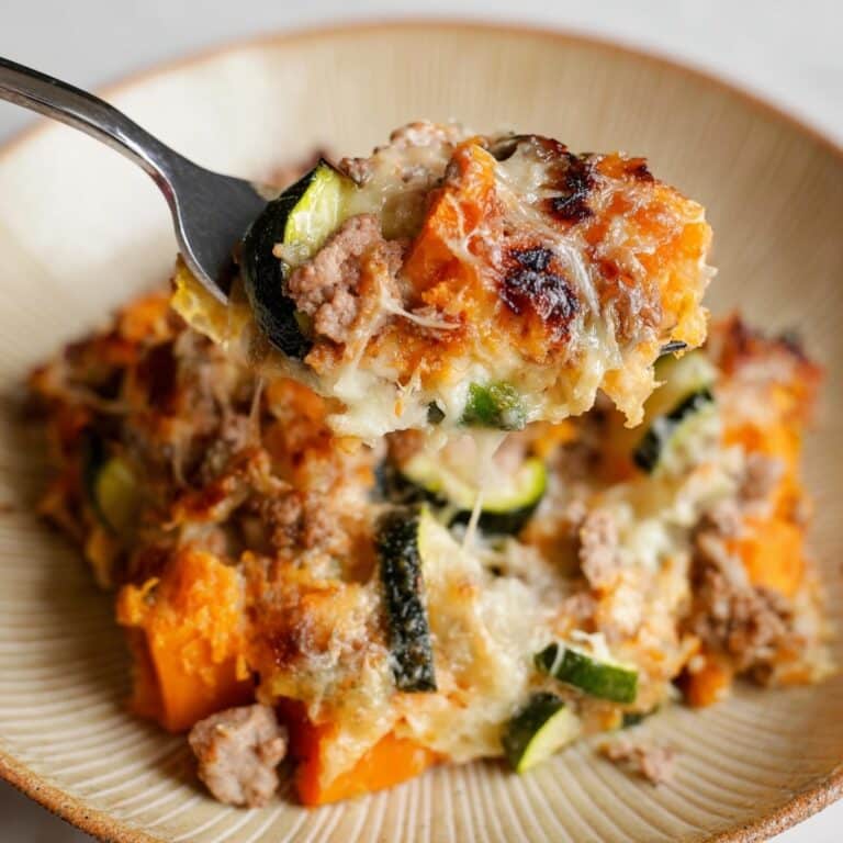 Ground Turkey Sweet Potato Bake Recipe