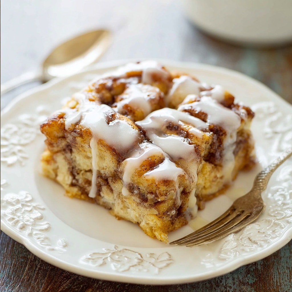 Pumpkin Cinnamon Roll Casserole Recipe - Recipe Image