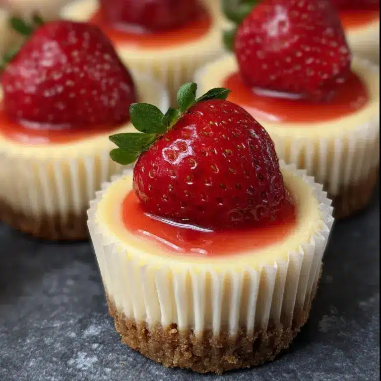 Easy Mini Cheesecakes Recipe