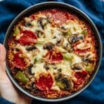Low Carb Cheesy Crustless Pizza Bowl Recipe for Keto Meals Recipe