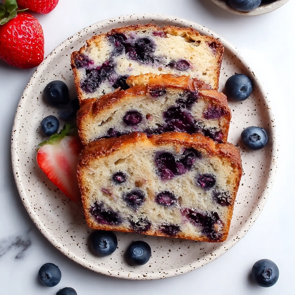 Simple Blueberry Sourdough Bread Recipe - Recipe Image
