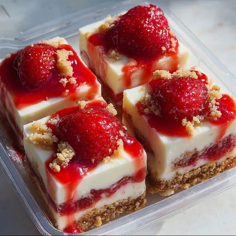 Strawberry Cheesecake Slices Recipe
