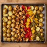 Mexican Roasted Chicken with Potatoes and Peppers Recipe