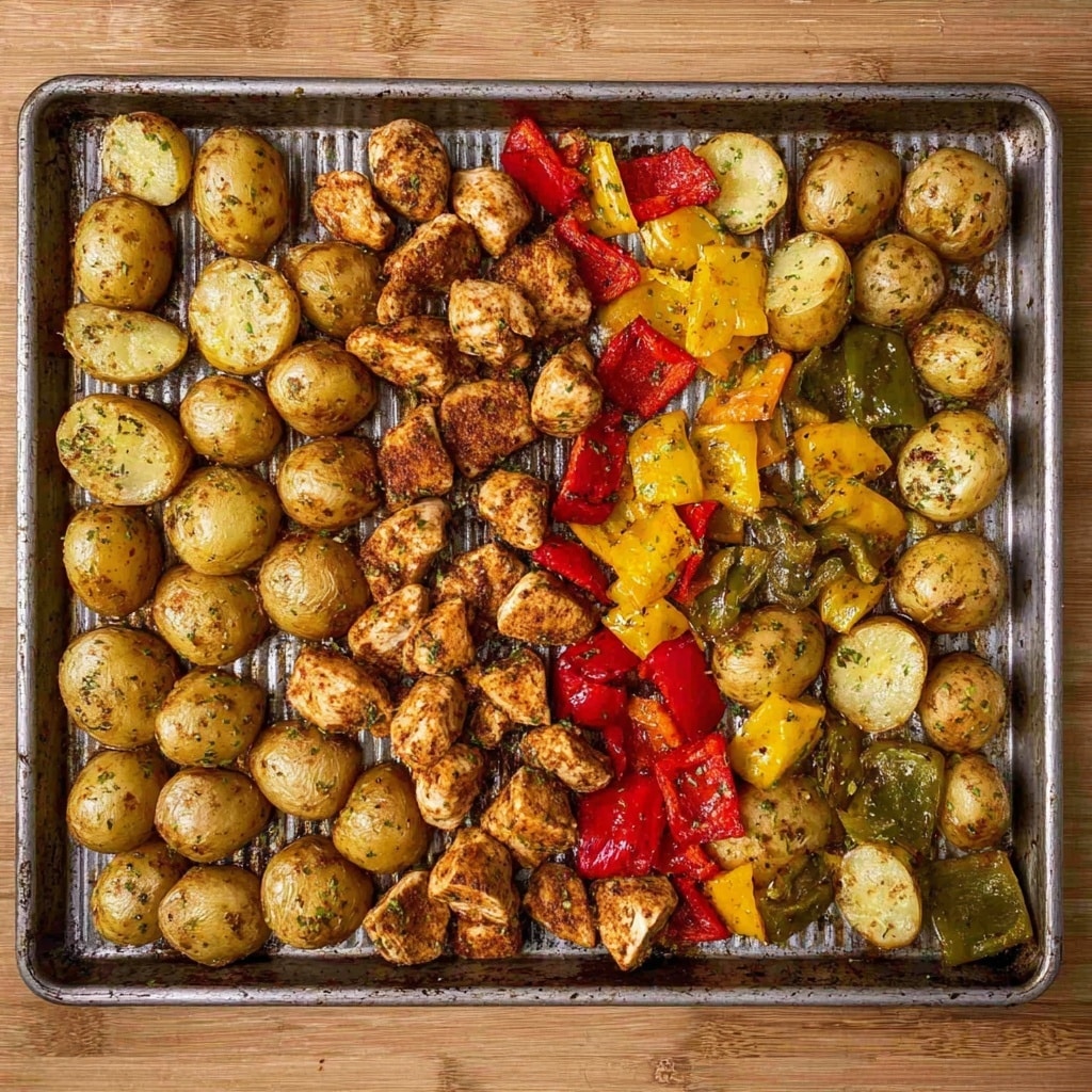 Mexican Roasted Chicken with Potatoes and Peppers Recipe - Recipe Image