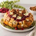 Pull-Apart Sourdough Brie and Cranberry Bread Recipe