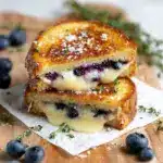 Crispy Blueberry Grilled Cheese Recipe