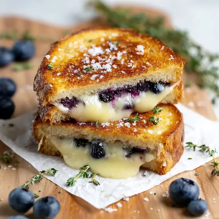 Crispy Blueberry Grilled Cheese Recipe